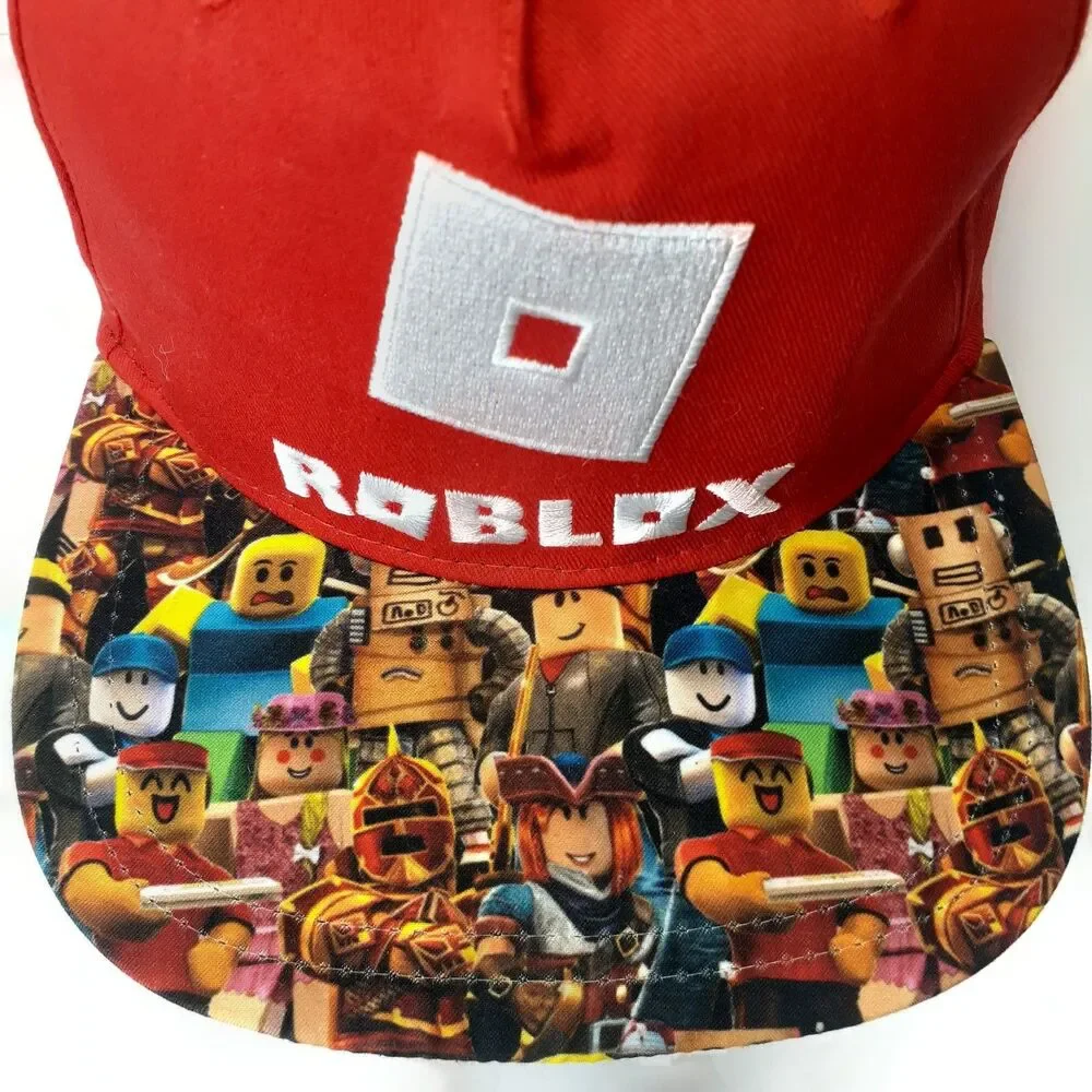 Roblox Baseball Hat Cap Characters Snapback Youth OSFM Video Game Merch